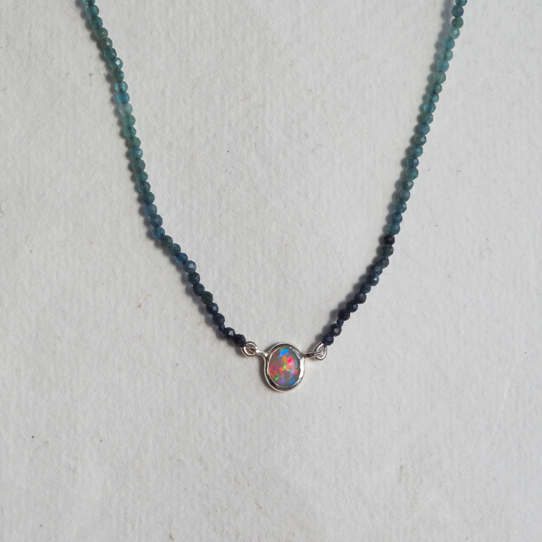 Deep Blue Necklace OOAK