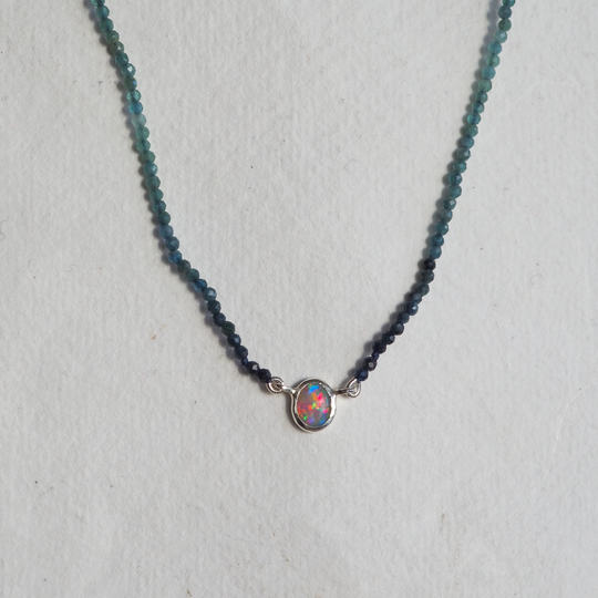 Deep Blue Necklace OOAK