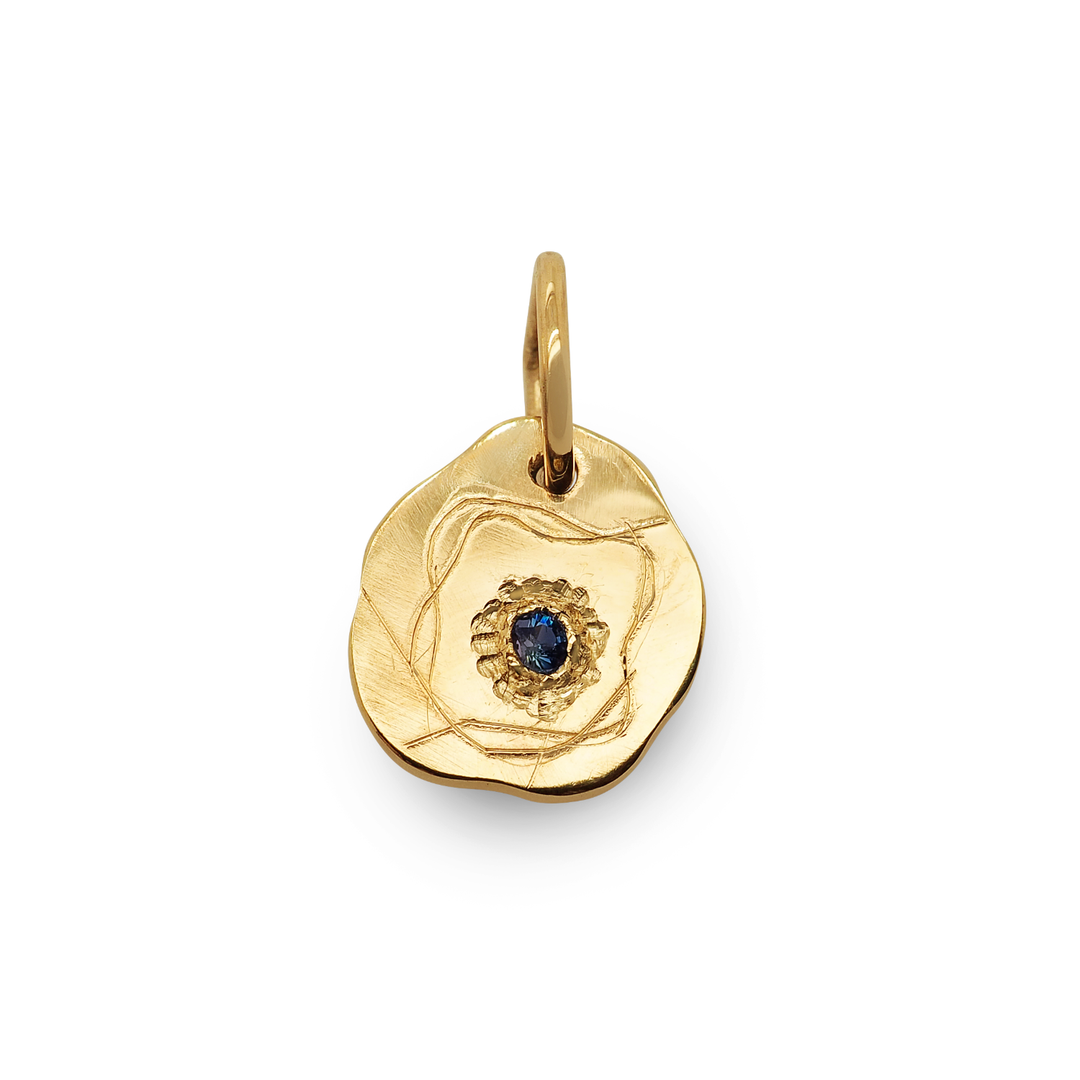 Sapphire Serene Sun Charm