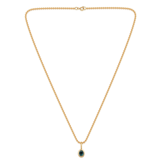 Pebble Sapphire Pendant