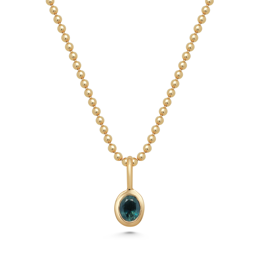 Pebble Sapphire Pendant