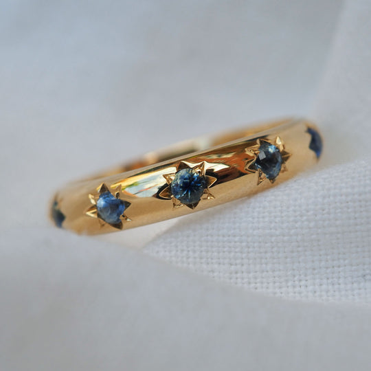 Super Sapphire Stella Eternity Ring