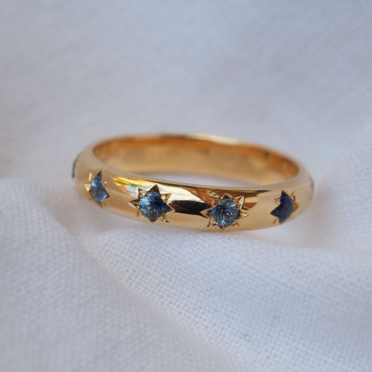 Super Sapphire Stella Eternity Ring