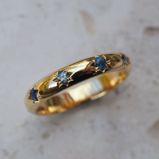 Super Sapphire Stella Eternity Ring