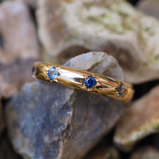 Super Sapphire Stella Eternity Ring