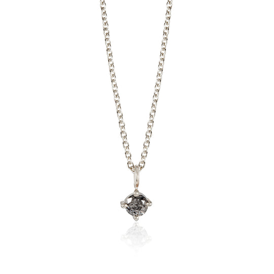 Salt & Pepper Diamond Polaris Pendant
