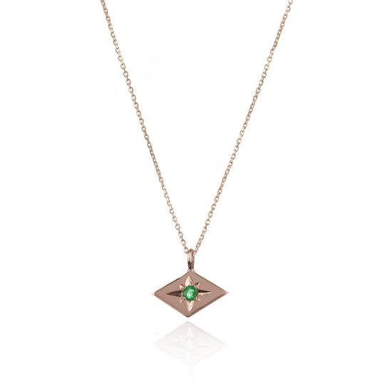 Emerald Star Necklace